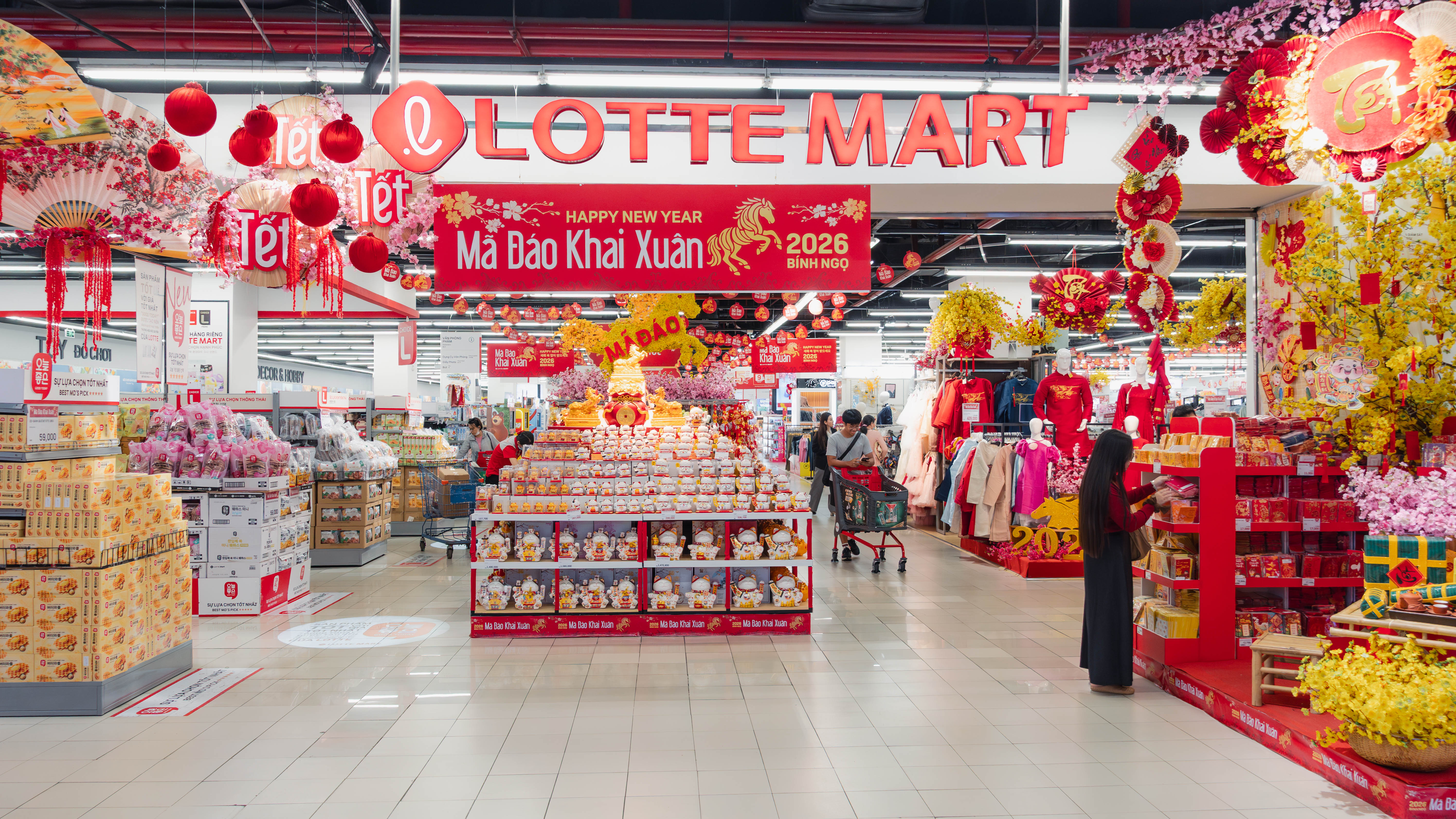 LOTTE MART sẵn sàng cho giai đoạn mua sắm Tết Nguyên Đán