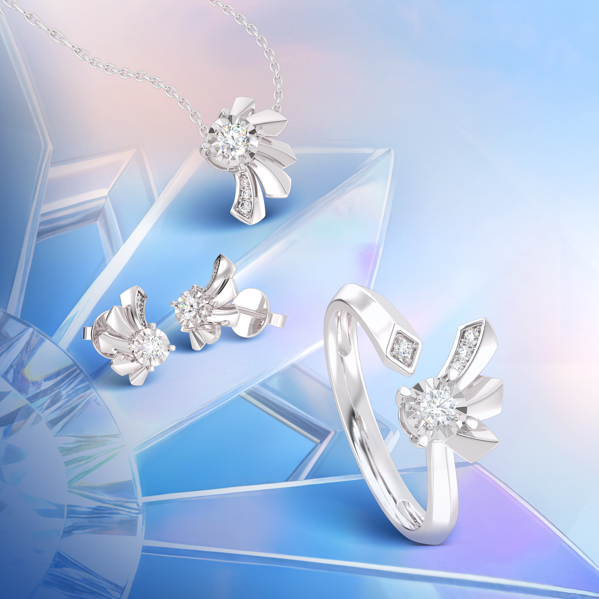 Trang sức My First Diamond đánh dấu “bước tiến đầu tiên”, cùng nàng thêm vững bước cho hành trình đầy kiêu hãnh phía trước. Ảnh: PNJ