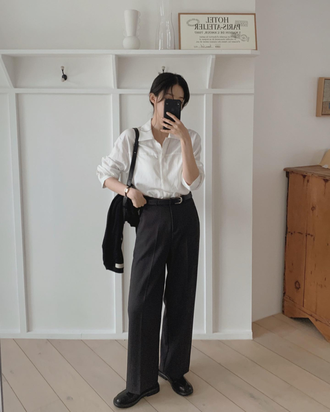 Quần đen phối cùng 4 kiểu áo đích thị là amp;#34;sách mẫuamp;#34; mặc đẹp, chị em học theo mà không cần nghĩ nhiều - 3