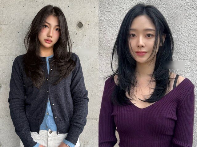 Độ dài ngang vai cùng kỹ thuật tỉa layer vừa phải giúp chia tỷ lệ khuôn mặt cân đối hơn, che khuyết điểm má tròn, mang lại vẻ ngoài trẻ trung, thanh lịch.