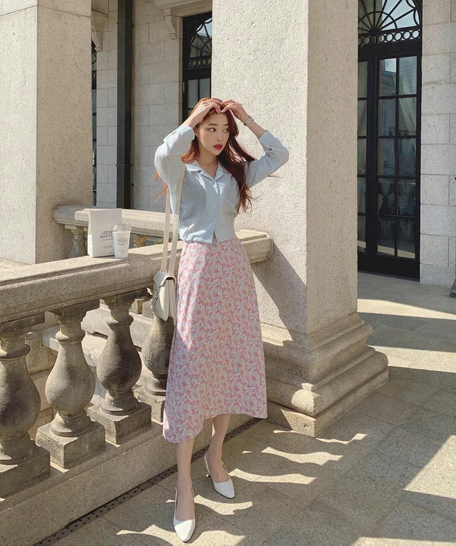 5 kiểu chân váy du xuân đầu năm, chị em diện trông vừa amp;#34;chanh sảamp;#34; lại trẻ trung hơn hẳn - 5