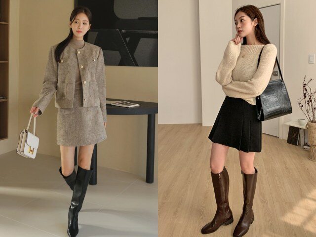 áy ngắn mang lại vẻ trẻ trung, boots thấp cổ giúp giữ ấm và tăng tính thời trang. Phù hợp du xuân, chụp ảnh đầu năm mà không cần phối quá cầu kỳ.