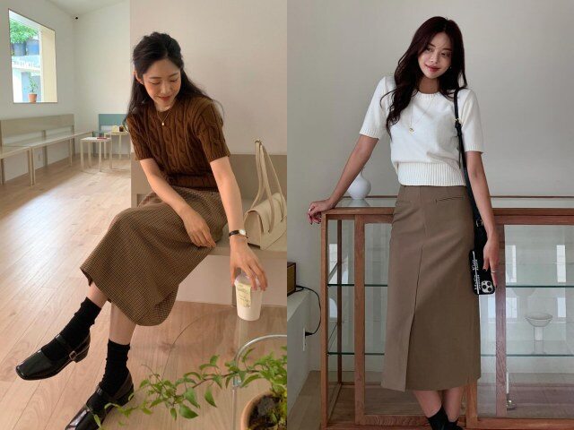 Len cộc tay giữ ấm nhẹ nhàng, không gây bí bách. Thiết kế gọn gàng, dễ layer cùng sơ mi hoặc khoác ngoài cardigan, phù hợp thời tiết se lạnh.