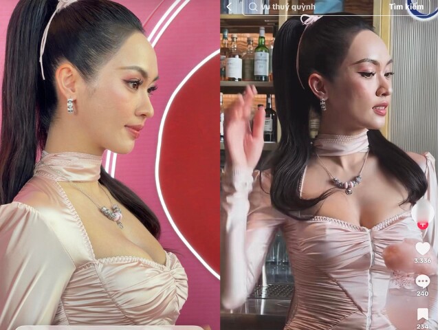 Vũ Thúy Quỳnh đăng ảnh chụp màn hình camera thường, khẳng định nhan sắc không như đoạn video đang viral cõi mạng.