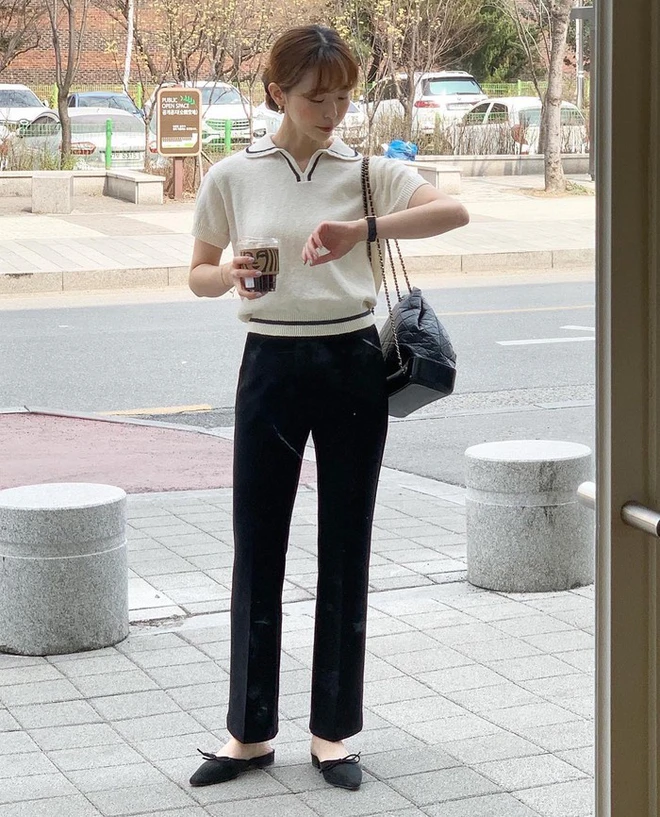 Quần đen phối cùng 4 kiểu áo đích thị là amp;#34;sách mẫuamp;#34; mặc đẹp, chị em học theo mà không cần nghĩ nhiều - 6