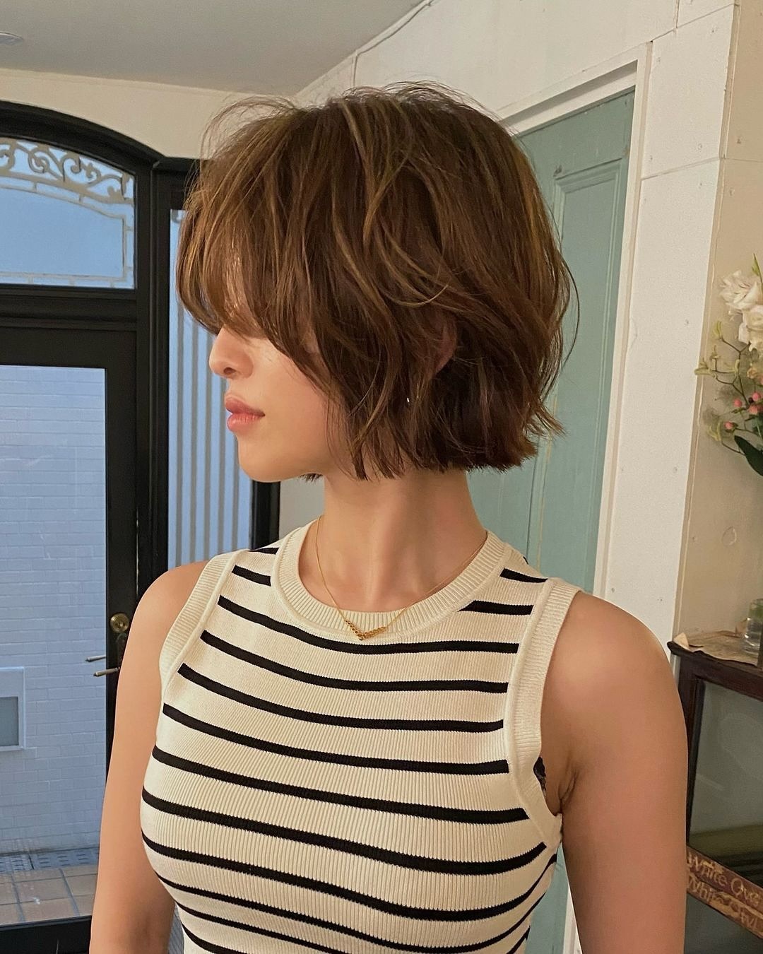 4 kiểu tóc ngắn đón Tết cực hợp mặt tròn, chị em cắt xong là amp;#34;nâng cấpamp;#34; diện mạo, ai nhìn cũng khen - 7