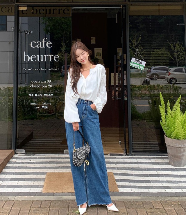 Mê diện quần jeans đi làm, chị em phối cùng 4 kiểu áo này vừa ghi điểm tuyệt đối lại tôn dáng hơn hẳn - 4