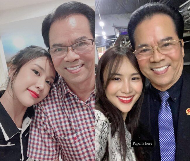 Anh Phương được biết đến là con gái của NSND Trần Nhượng.