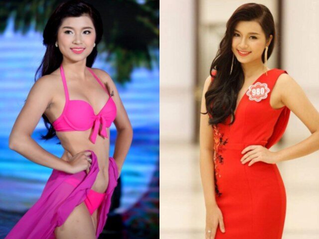 Đồng Ánh Quỳnh thời điểm thi Hoa hậu Việt Nam 2014.