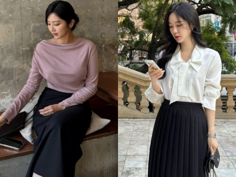 Chân váy đen được dân công sở mê mẩn, chỉ cần phối 4 công thức này là "chuẩn bài", nhìn thanh lịch hơn hẳn