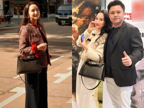 Vợ Phan Thành xách túi hơn nửa tỷ đồng vi vu cùng chồng