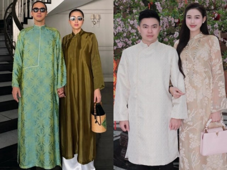 Đẹp - Cách làm điệu mái tóc khi diện áo dài của các nàng "dâu hào môn"