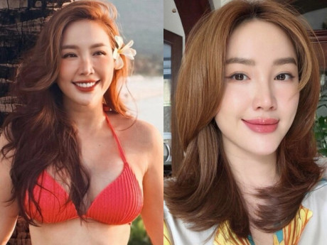 Bảo Thy được khen khi chia tay tóc dài thướt tha chuyển sang kiểu "lửng lơ"