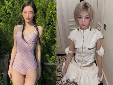 Đẹp - Nữ ca sĩ sở hữu nhan sắc đẹp như AI, chăm mặc ngắn cũn khoe eo 57cm "vạn người mê"