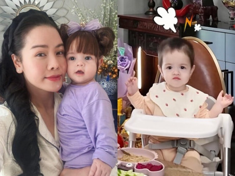 Nhật Kim Anh cho con gái lai Tây ăn dặm, ái nữ khiến mẹ suýt "mất mặt" vì nết ăn khác hẳn lúc đi học 