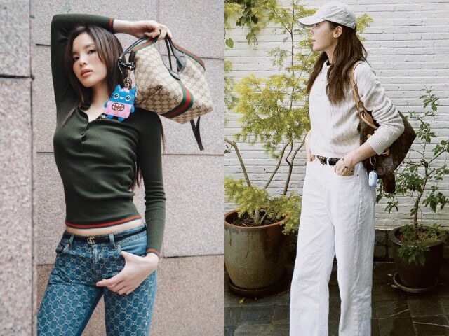 Khi diện áo len trơn với quần jeans, Kỳ Duyên ưu tiên gam màu trung tính, dáng gọn, giúp tổng thể trông mềm mại, tinh tế và sang hơn mà không hề già.