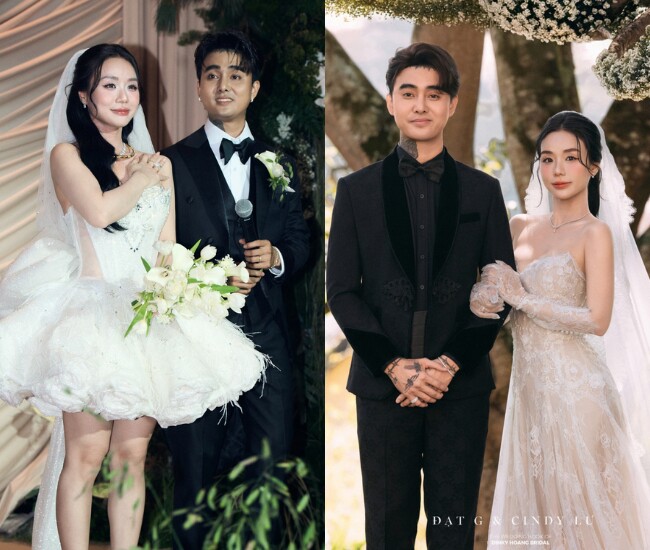 Cindy Lư và Đạt G tổ chức đám cưới vào tháng 7/2025 sau 5 năm gắn bó. Cặp đôi trải qua nhiều lần hợp - tan trước khi chính thức nên duyên vợ chồng. 