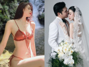 Hot girl có nụ cười triệu view được mẹ chồng "chấm" ngay trên chuyến bay, chăm mặc nhỏ xíu khoe "tuyết lê" căng tràn