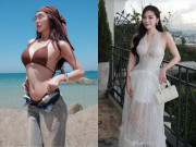 Đẹp - Hot girl Việt trên mạng xinh như hoa nhưng "lộ nguyên hình" qua camera thường, mê cắt xẻ táo bạo khoe body "bốc lửa"