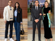 Thời trang - Vợ chồng Tăng Thanh Hà đi đâu cũng mặc đồng điệu