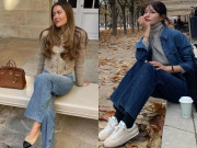 Thời trang - Thích mặc quần jeans, chị em mang giày bệt là hợp nhất, đặc biệt 4 kiểu này vừa trẻ vừa sang