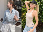 Thời trang - Tủ đồ mùa hè của chị em phải có 4 kiểu áo "ruột" này, mặc vào trẻ hơn tuổi, đi biển là đúng bài