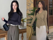 Không chỉ có sơ mi, phụ nữ Hàn còn mê 4 kiểu áo này khi đi làm vì vừa trẻ lại "chanh sả"