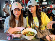Thời trang - Kỳ Duyên - Thiên Ân sắm loạt đồ đôi giá bình dân dạo phố Thái Lan
