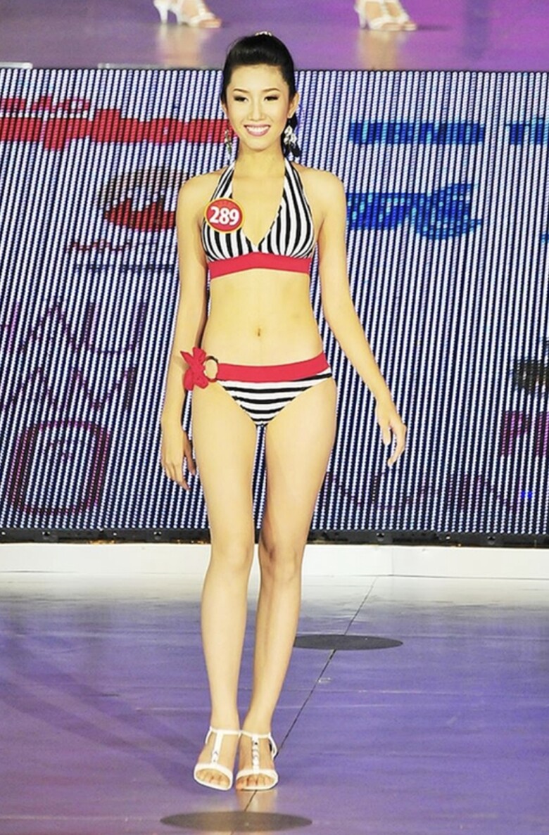 Nữ diễn viên từng tham gia Hoa hậu Việt Nam 2010 nhưng chỉ dừng chân tại top 20.