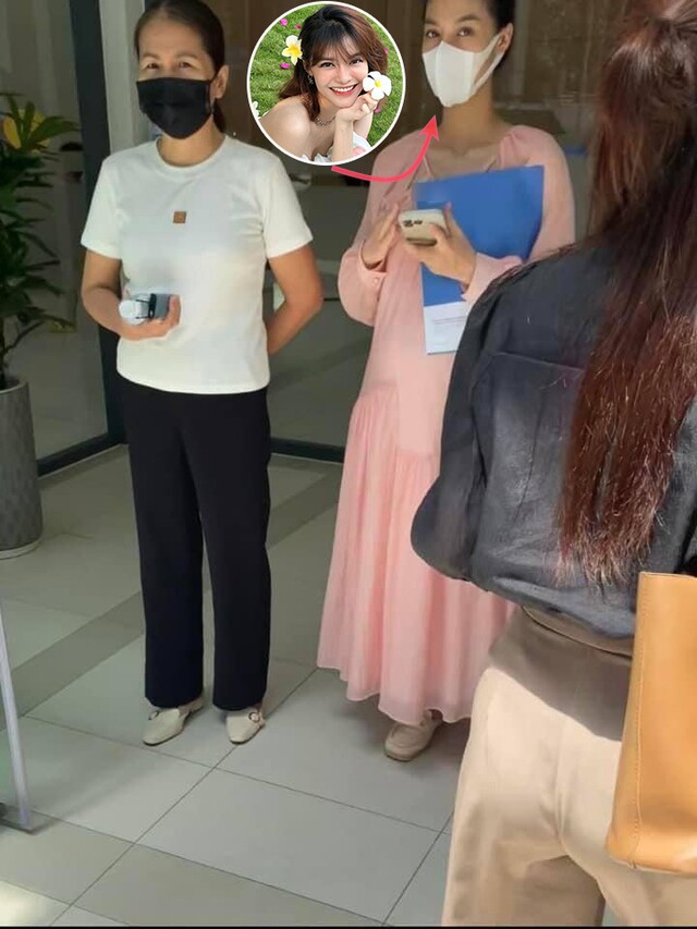 Kiều Loan từng bị team qua đường bắt gặp đi khám thai hồi tháng 5/2025.