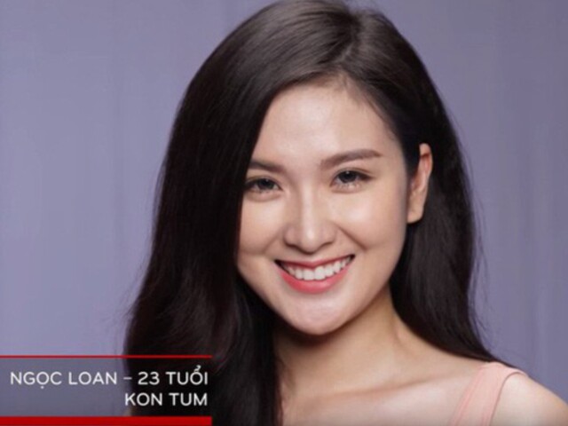 Ngọc Loan từng được xem là mỹ nhân có gương mặt đẹp nhất tại The Face Vietnam 2016.
