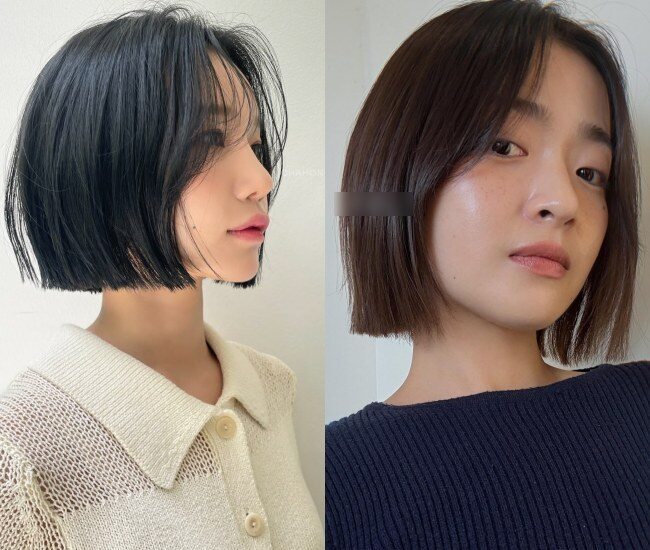 Bob suôn thẳng mang lại cảm giác gọn gàng, thanh lịch. Đường cắt dứt khoát giúp tóc trông dày hơn, tôn gương mặt và rất hợp phong cách công sở hiện đại.