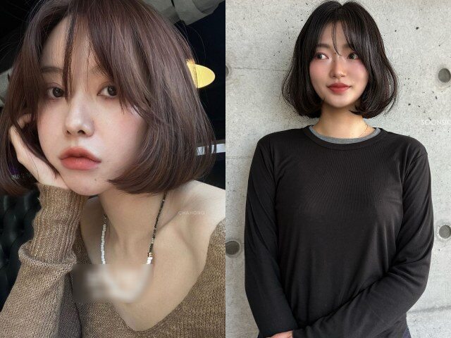 Bob uốn cụp ôm nhẹ gương mặt, tạo tổng thể hài hòa và gọn gàng. Kiểu tóc này đặc biệt phù hợp với chị em công sở nhờ vẻ chỉn chu, tinh tế, dễ chăm sóc.