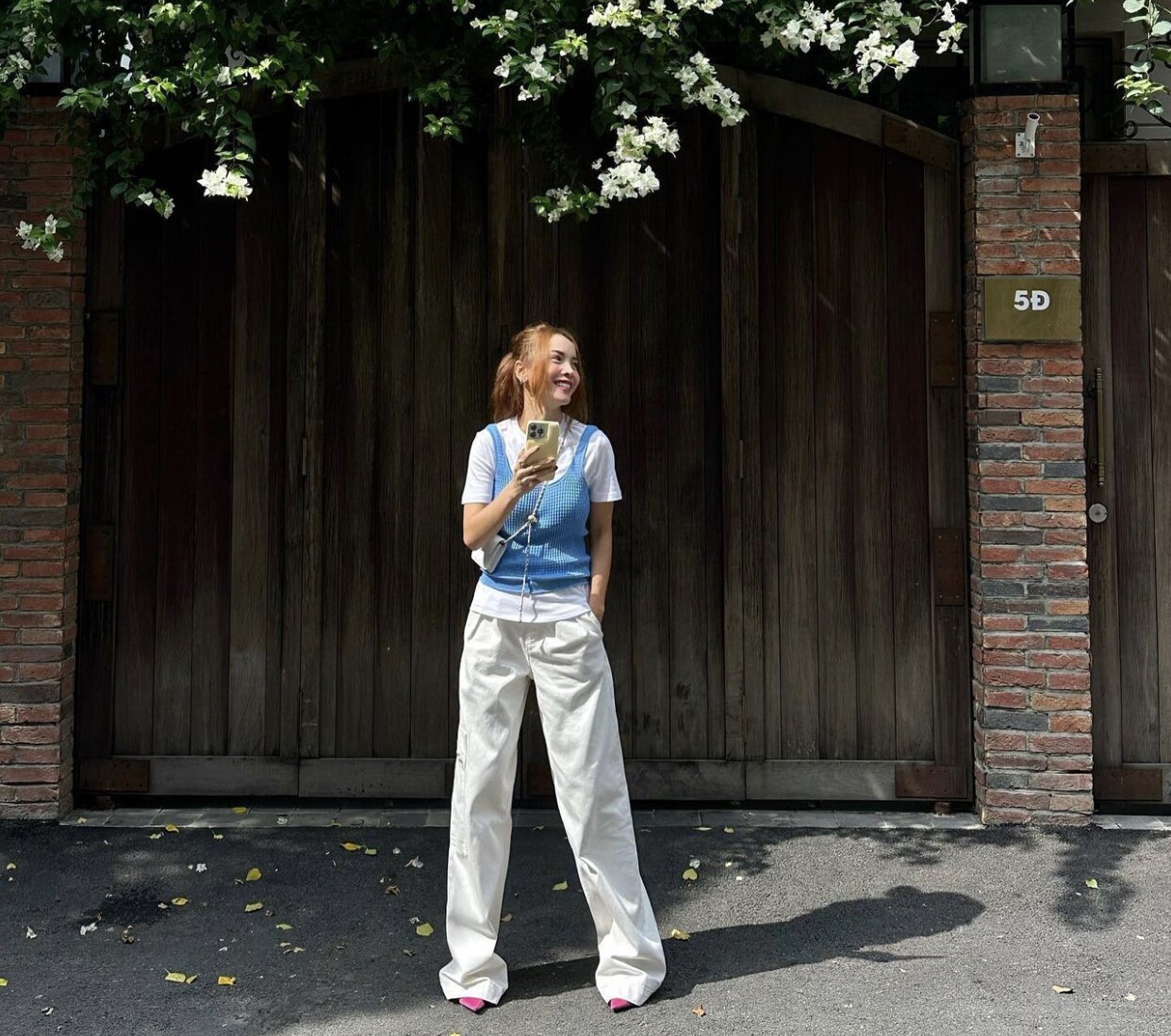 Kiểu quần amp;#34;ruộtamp;#34; của mỹ nhân Việt: Diện lên khéo amp;#34;ăn gianamp;#34; chiều cao, phối đơn giản cũng đủ đẹp - 4