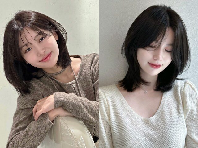 Tóc ngắn layer là lựa chọn lý tưởng để “hack tuổi” với tóc đen. Các lớp cắt so le tạo độ phồng tự nhiên, giúp mái tóc bớt nặng nề, gương mặt mềm mại hơn và tổng thể trông năng động, tươi tắn hơn rõ rệt.