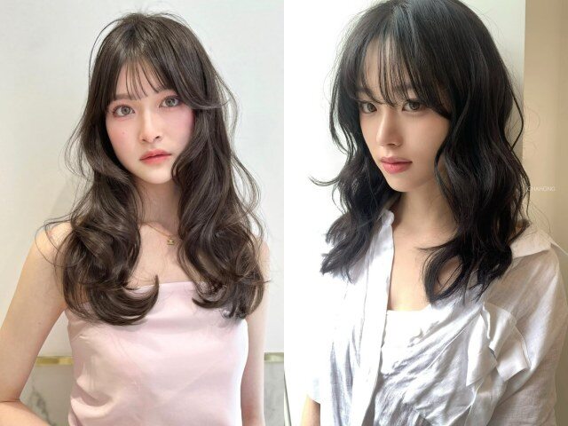 Những lọn sóng nhẹ giúp mái tóc bồng bềnh, mềm mại, tạo hiệu ứng hack tuổi tự nhiên, khiến gương mặt trông tươi tắn và đầy sức sống.