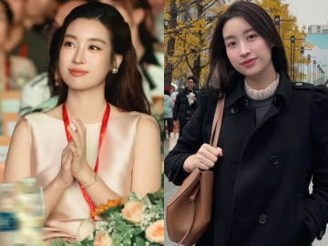 Thời trang - Đỗ Mỹ Linh chăm mặc giấu bụng giữa tin đồn mang bầu lần hai