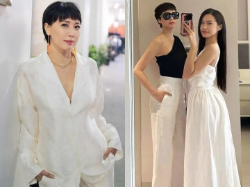 Mẹ vợ Đoàn Văn Hậu tuổi U50 mặc trẻ trung như 30