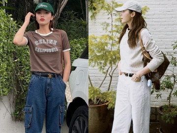 Hoa hậu Kỳ Duyên đích thị là "sách mẫu" mặc đẹp: Phối 4 kiểu với quần jeans lúc nào cũng sành điệu và cuốn hút