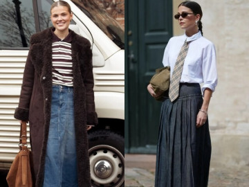 Thời trang - Cách phối đồ với chân váy denim dài theo xu hướng dự đoán hot nhất năm 2026