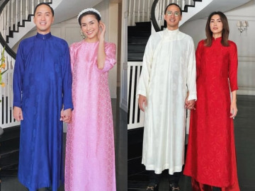 Thói quen diện Tết của Tăng Thanh Hà và Louis nguyễn khiến ai cũng muốn xin vía