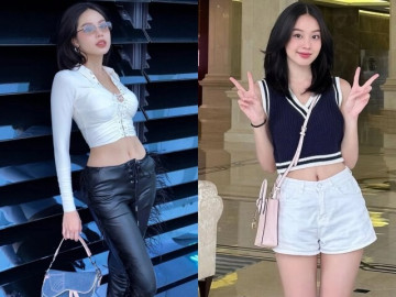 Váy áo tôn eo con kiến của Hoa hậu Thanh Thủy