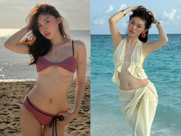 Đẹp - Cô gái xinh như thiên thần lấy anh phi công điển trai ở tuổi 24, toàn mặc nhỏ xíu khoe "núi đôi" trập trùng