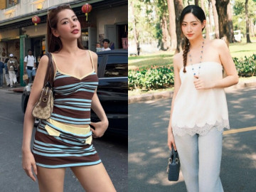 Những kiểu mốt mùa xuân sao Việt theo đuổi