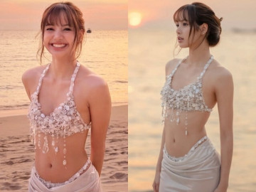 Thời trang - Lisa thả dáng trên biển đón tuổi 29