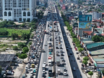 Từ 12h - 24h hôm nay, cấm xe tải trên 10 tấn lưu thông trên vành đai 3