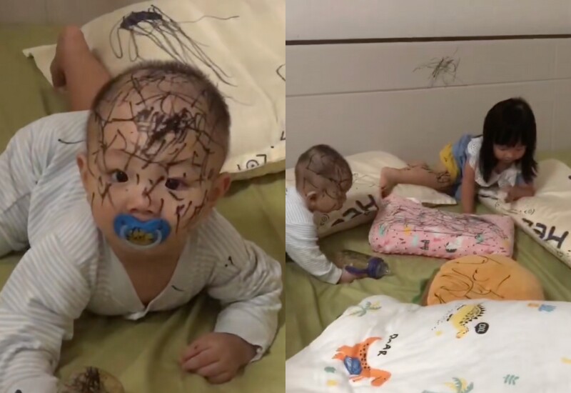 Không ít lần, cộng đồng mạng đã phải cười nghiêng ngả trước những tình huống hài hước và dễ thương giữa anh chị lớn và em út trong nhà. Có anh chị thì có người chơi cùng rất vui, tuy nhiên đôi khi anh chị lại là "kiếp nạn" mà em nhỏ không thể nào đỡ được.