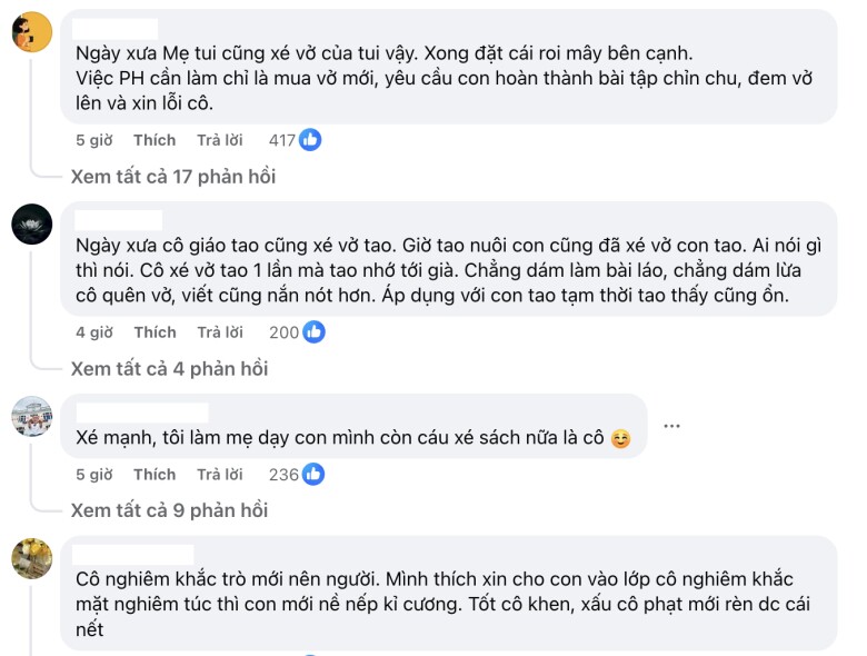 Con tiểu học đến lớp bỏ bài nhiều và nói dối bị cô giáo xé vở, mẹ Việt lên mạng bức xúc gây tranh cãi - 4
