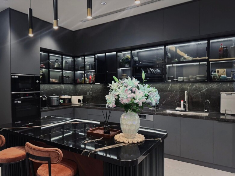 Được ông bà cho đất, cặp vợ chồng 9X Hà Nội tích cóp tiền xây nhà 3 tầng tone đen - trắng cực sang trọng - 7