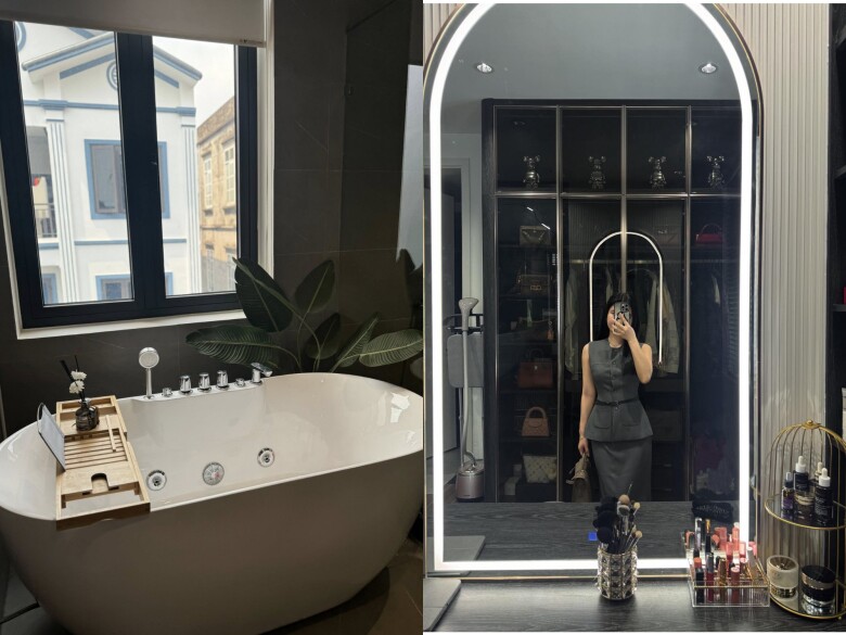 Được ông bà cho đất, cặp vợ chồng 9X Hà Nội tích cóp tiền xây nhà 3 tầng tone đen - trắng cực sang trọng - 9